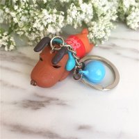 时尚创意可爱卡通立体造型情侣钥匙扣小挂件钥匙圈
