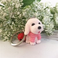 时尚创意可爱卡通立体造型情侣钥匙扣小挂件钥匙圈