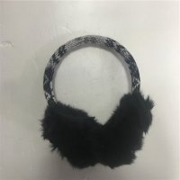 黑色毛毛可爱耳罩