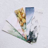 森 创意纸质书签 30张盒装