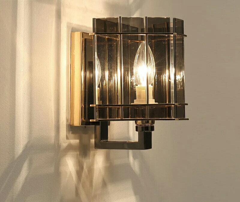 B-429铁艺+玻璃壁灯创意个性壁灯3