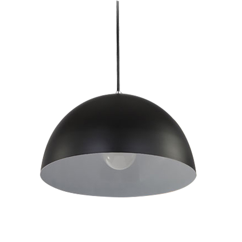 W-6255 黑色 铁艺+铝材小吊灯（大号）1