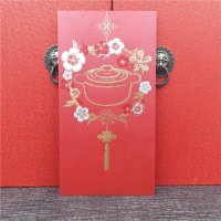 商务卡通广告香港高档小红包定做永吉新年结婚节庆创意婚庆利是封