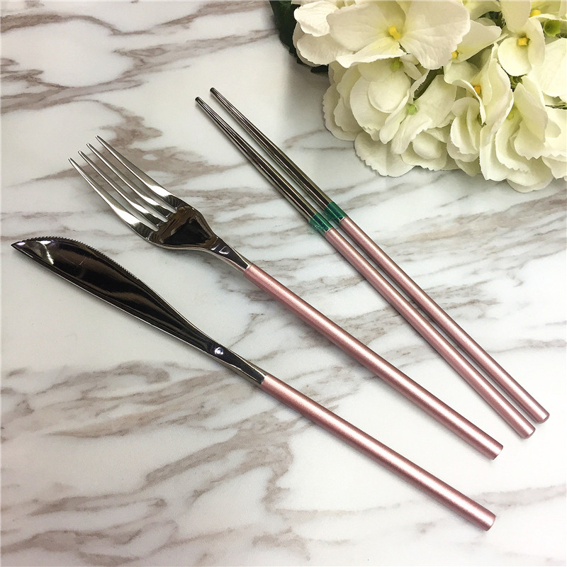不锈钢餐具刀叉勺筷子单品3