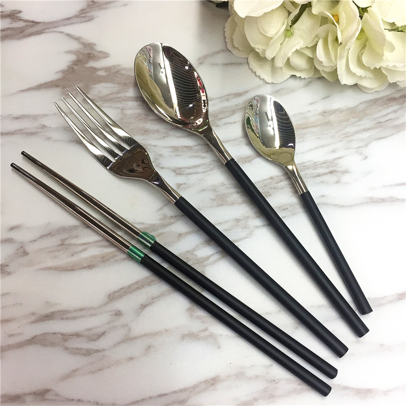 不锈钢餐具刀叉勺筷子单品1