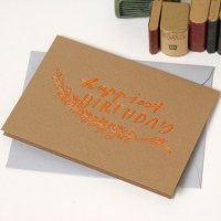 MINI-艺术纸烫金盒装卡