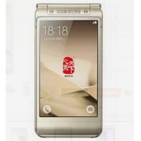 Samsung三星 SM-W2016 心系天下 翻盖电信4G手机高端商务手机（金色）