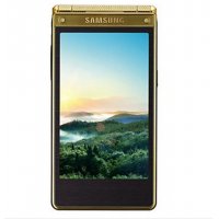 Samsung三星 SM-W2015 电信4G双模翻盖 智能手机 （金色）