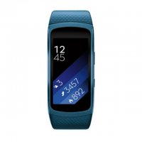 Samsung三星Gear Fit 2手表手环 心率温度检测计步 曲面屏 智能穿戴运动手环 蓝色