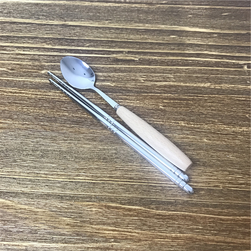 不锈钢便携餐具套装不锈钢勺子筷子2