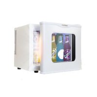 富信BC-17S（玻璃门）17L家用迷你宿舍酒店客房单门小冰箱留样柜 白色