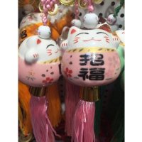 日式风水招福猫摆件招财风水装饰摆件