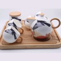 得意陶瓷高档骨瓷茶具套装日式茶具套装