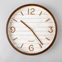 仿胡桃木纹 ABS 田园创意座钟台钟 BW1201