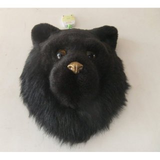 仿真黑熊头simulation black bear head 24*24CM