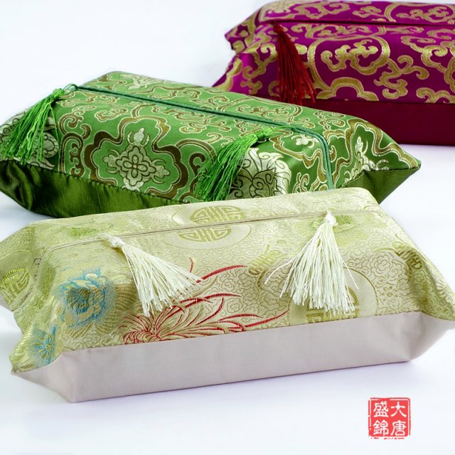 中国特色真丝纸巾盒 创意纸巾盒家居装饰送礼特色绣品 CT-2