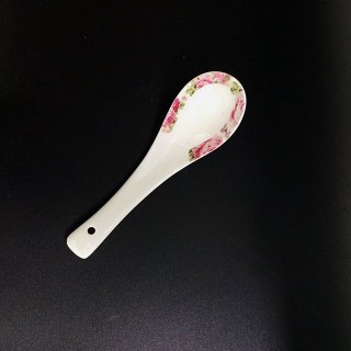 得意陶瓷高端骨瓷小调羹吃饭勺