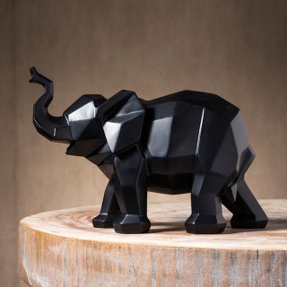 几何 摆件（米兰风尚） 树脂材质 家居装饰摆件 大象摆件 软装饰品