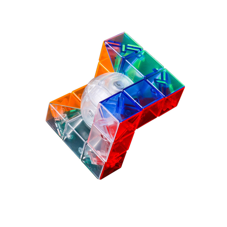 魔域文化几何透明三阶魔方 异形顺滑智力魔方玩具批发地摊热卖-其他批