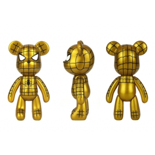 POPOBE正版暴力熊 3寸盒装 U13金 PVC 卡通 装饰 Q版 摆件 动漫