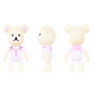 POPOBE正版暴力熊 3寸盒装 轻松女 PVC 卡通 装饰 Q版 摆件 动漫