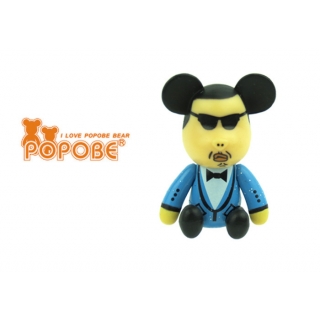 POPOBE正版暴力熊 2寸防尘塞净公仔 江南蓝 高尔夫配件 帽夹 球标