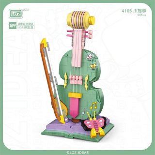 LOZ小颗粒积木钢琴小提琴拼插积木益智玩具俐智积木4106-4107