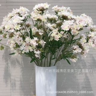仿真花步步高小碎花摄影道具单支落地花工厂直销假花绿植婚庆装饰