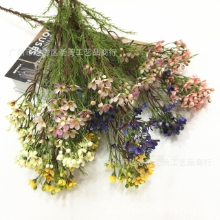 仿真腊梅广东厂家直销中式田园风婚庆家居装饰花摆件梅花直假花