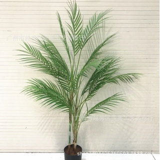 北欧风仿真植物盆栽 棕榈树 散尾葵树酒店家居装饰客厅假树盆景