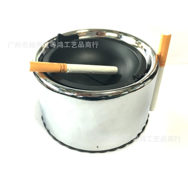 4586 金属时尚烟灰缸密封翻盖烟灰缸
