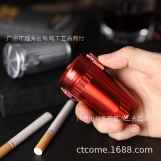 创意垃圾桶型烟灰缸 时尚户外烟灰缸 户外携带烟灰缸