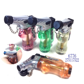 6776 双星单头防风打火机带锁 带定位防风打火机