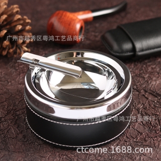 837圆形金属烟灰缸 时尚家居烟灰缸 台面烟灰缸