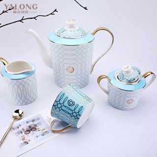 雅龙  陶瓷杯 茶具 花茶杯 样板房用礼盒咖啡具 自用 送礼咖啡具