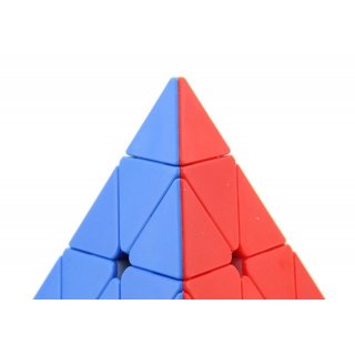 奇艺启明金字塔彩色三角金字塔魔方顺滑比赛专用学生儿童益智玩具