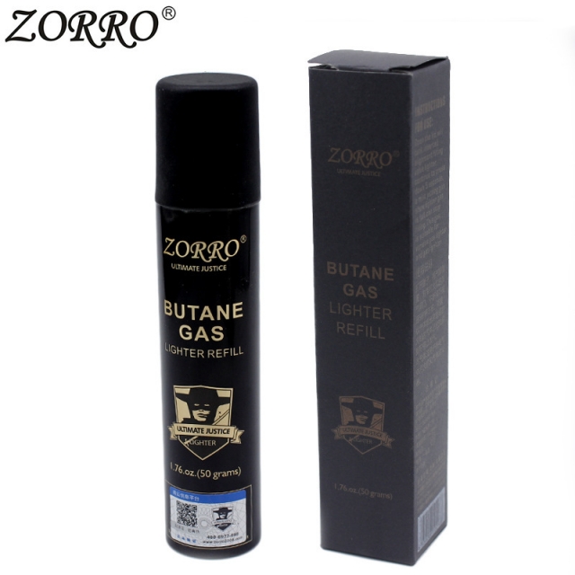Zorro佐罗气体丁烷气体 打火机气体配件送转接头打火机气体