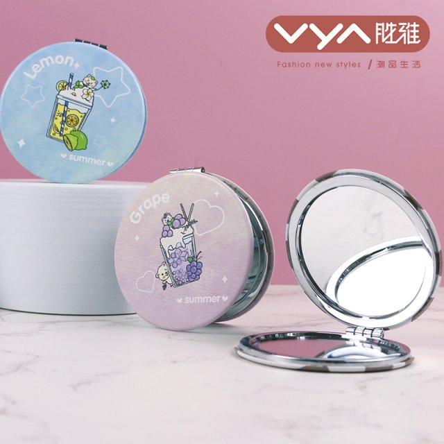 清凉一夏 圆形时尚镜