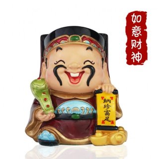 6CM如意财神公仔