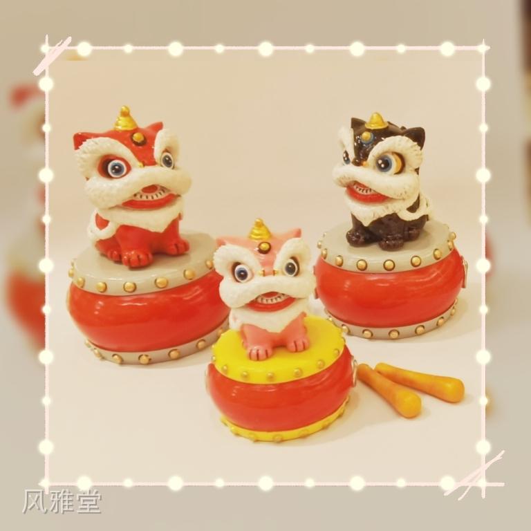 8CM黑色狮子864057