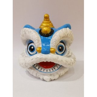 8CM蓝色狮头