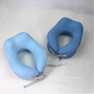 新款蓝色驼峰枕卡通U型枕办公室午休记忆棉U型枕车载护颈枕厂家批发