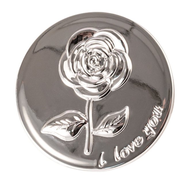 [胜雅] 时尚电镀小镜子便携镜子化妆镜双面折叠镜口袋镜外贸跨境电商