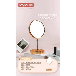 时尚台镜电镀桌面镜子便携镜子外贸单补妆镜