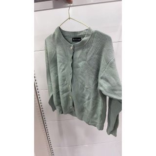 长袖针织衫开衫