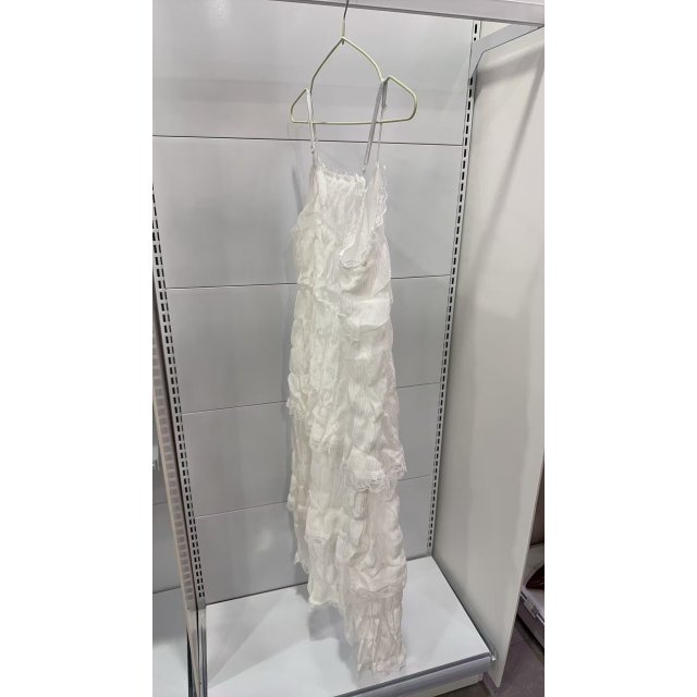 简约气质百搭皱褶收腰修身无袖连衣裙