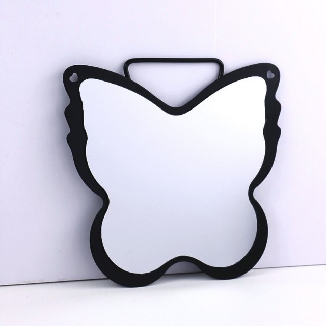 [胜雅] 时尚潮流ins风蝴蝶形状台镜桌面化妆镜可悬挂式镜子