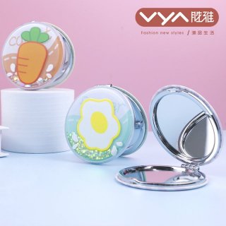 缤纷果蔬缘 水晶浮雕流沙时尚镜