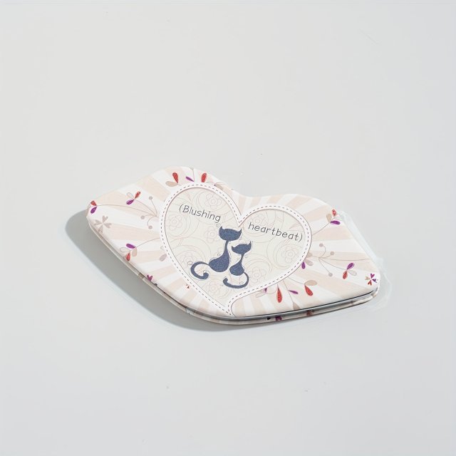 [胜雅] 时尚潮流ins风蝴蝶形状台镜桌面化妆镜可悬挂式镜子