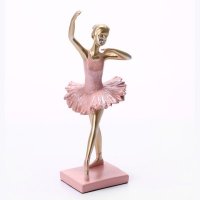 欧式芭蕾舞蹈摆件小女孩生日礼品树脂娃娃 新房电视柜人物装饰品V422-2